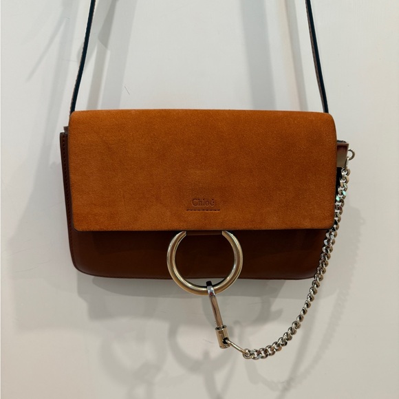 CHLOE Faye Crossbody Bag in Tobacco EUC - Picture 5 of 16